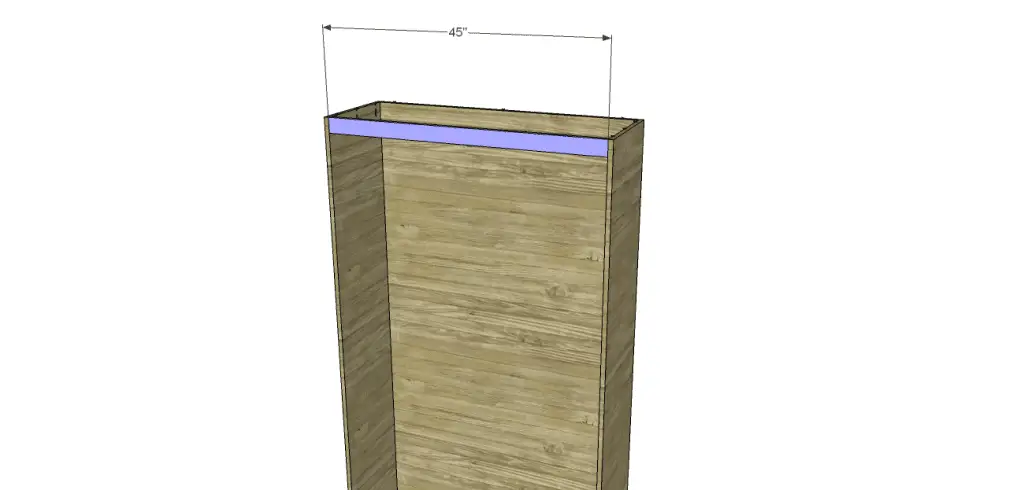 diy pantry armoire plans_Front Stretchers