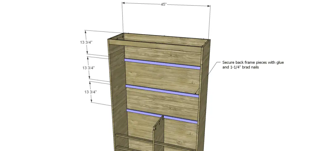 diy pantry armoire plans_Shelf Frames 1