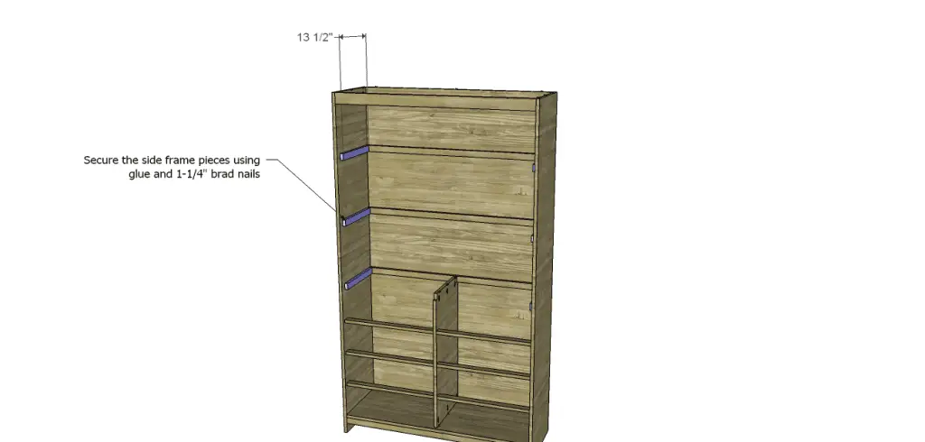 diy pantry armoire plans_Shelf Frames 2