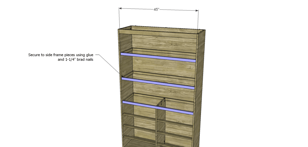 diy pantry armoire plans_Shelf Frames 3