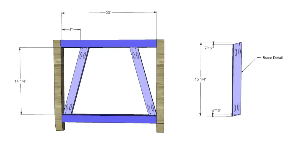 simple end table plans_Side Frames