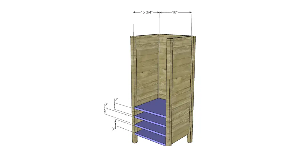 cabot wine rack plans_Lower Shelves