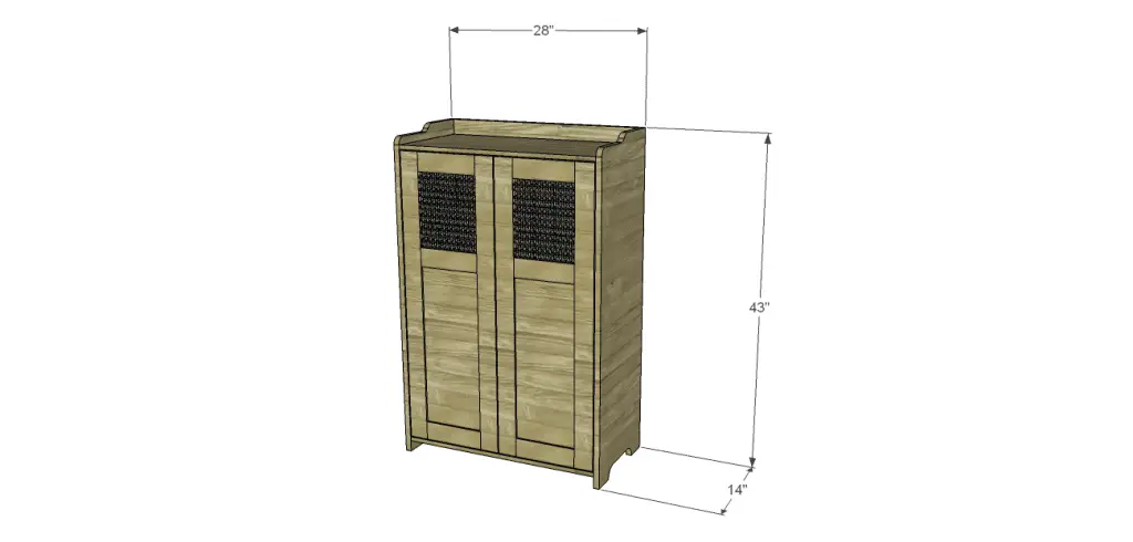country storage cabinet plans