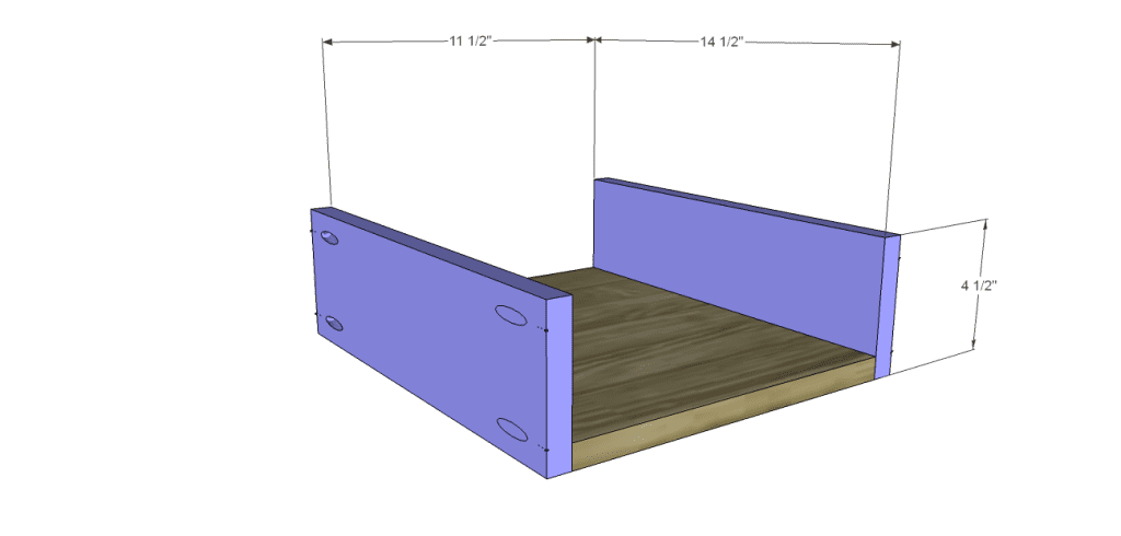 plans build large stately bookcase_DrawerBS