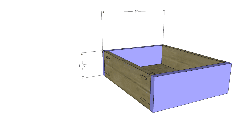 plans build large stately bookcase_DrawerFB