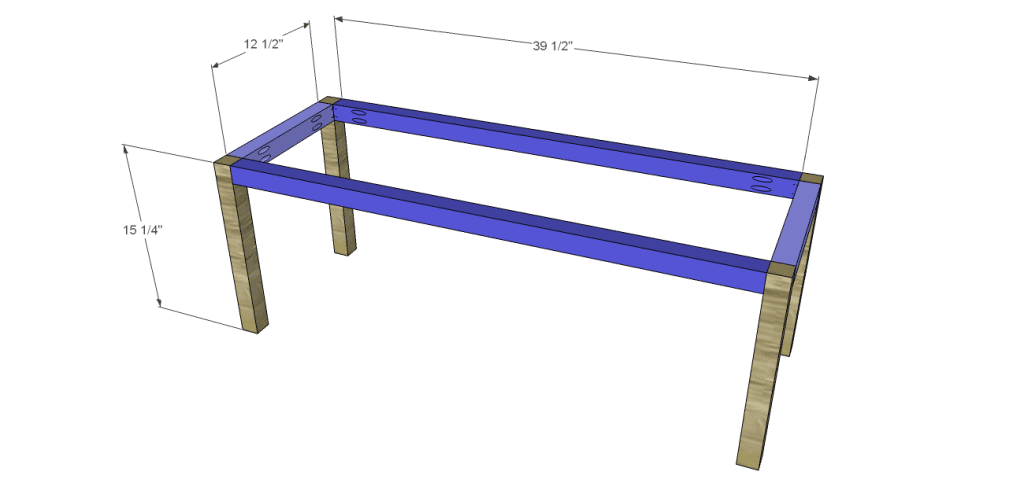 crate bench plans_Seat Frame