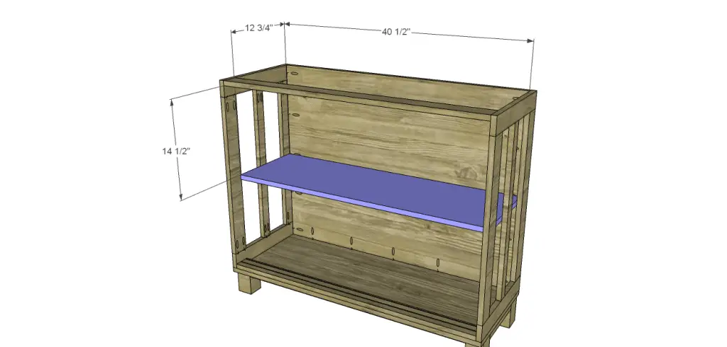 free furniture plans build pacific kitchen island_Shelf