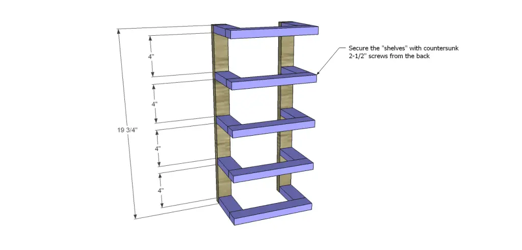 free furniture plans build wood towel rack_Shelves