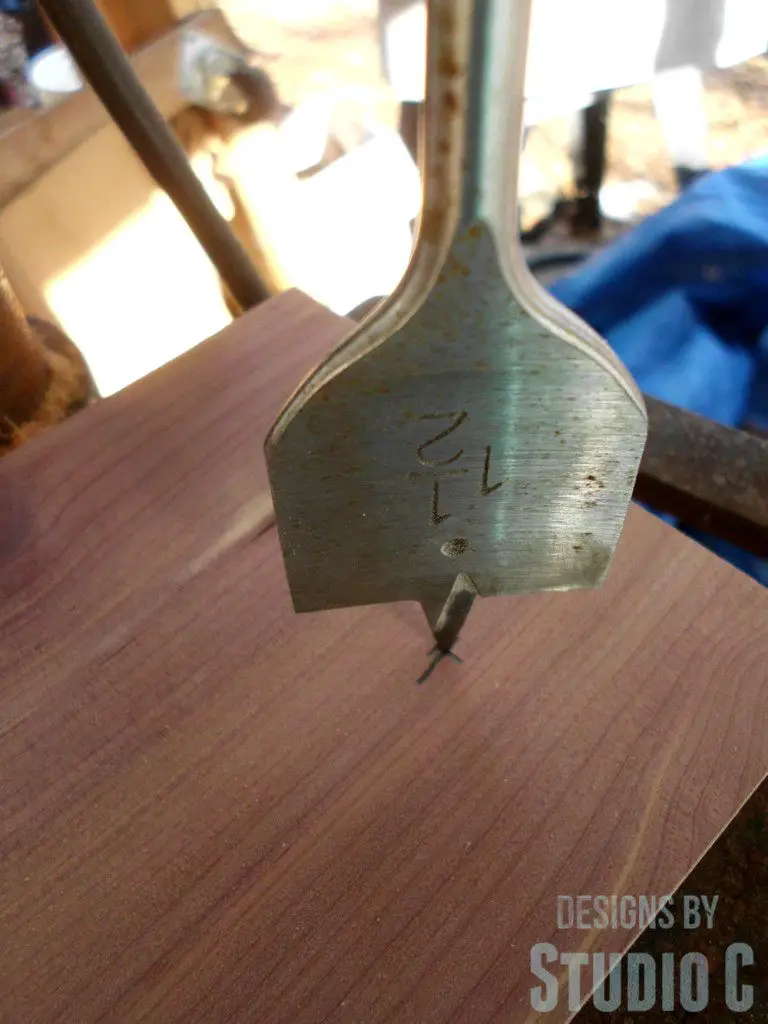 how to cut handles in wood SANY2886