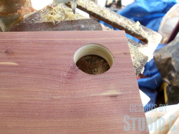 how to cut handles in wood SANY2889