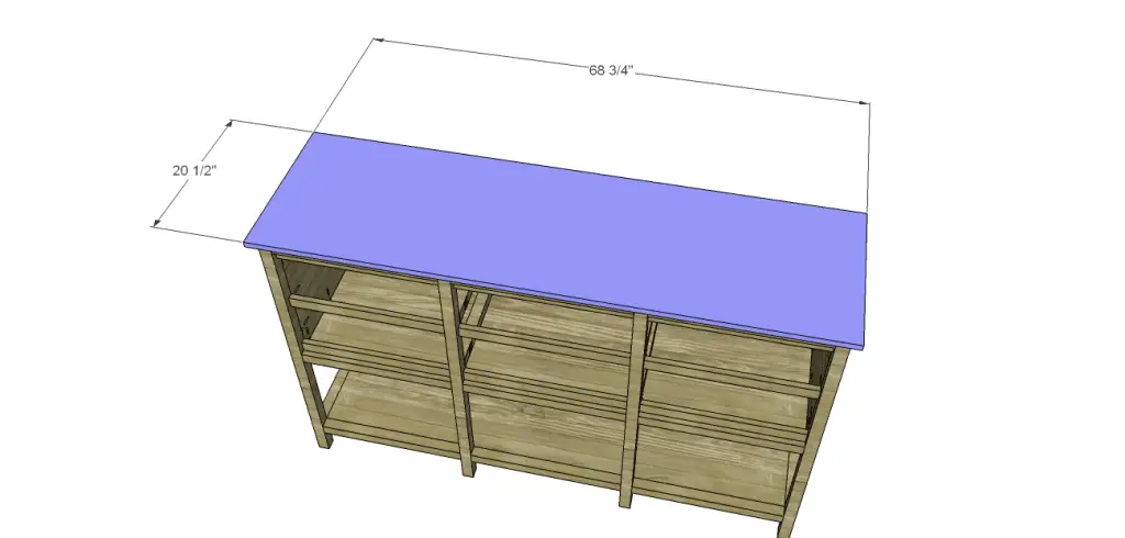 free furniture plans build sundown retreat sideboard_Top