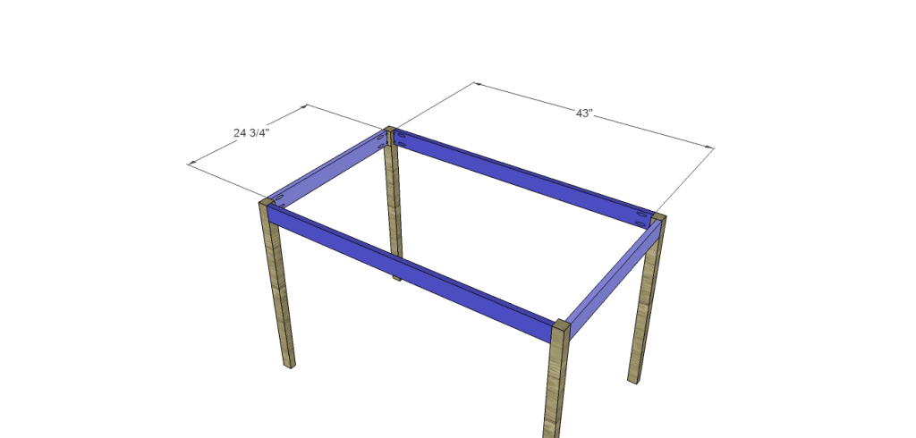 free furniture plans build hexagon dining table_Aprons