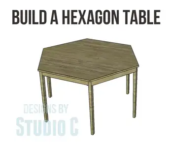 Free Furniture Plans To Build A Hexagon Dining Table