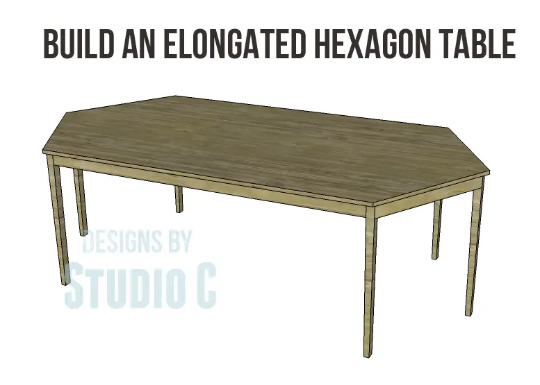 free furniture plans build elongated hexagon table_Copy