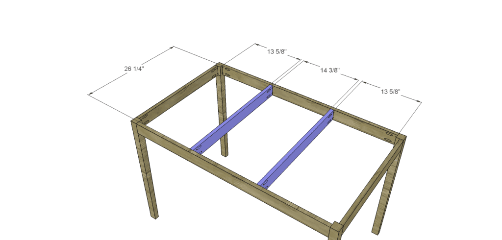 free furniture plans build hexagon dining table_Top Supports