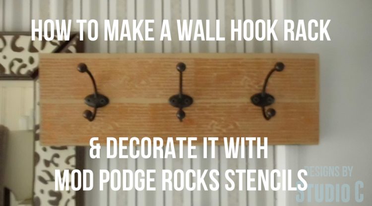 make a wall hook rack SANY2979