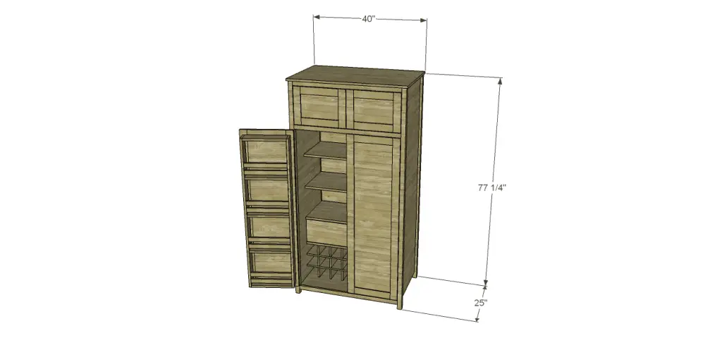 plans build alans larder cabinet
