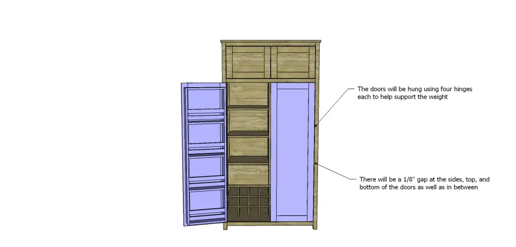 plans build alans larder cabinet_DoorsInstall