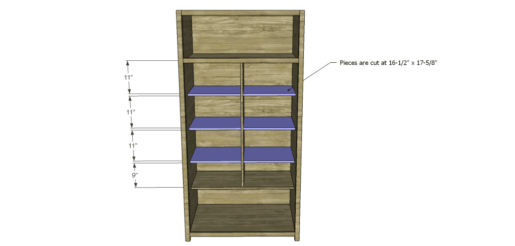 plans build alans larder cabinet_Smaller Shelves