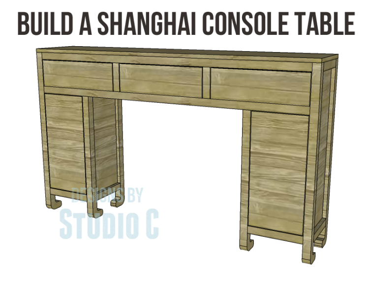 build Shanghai console table