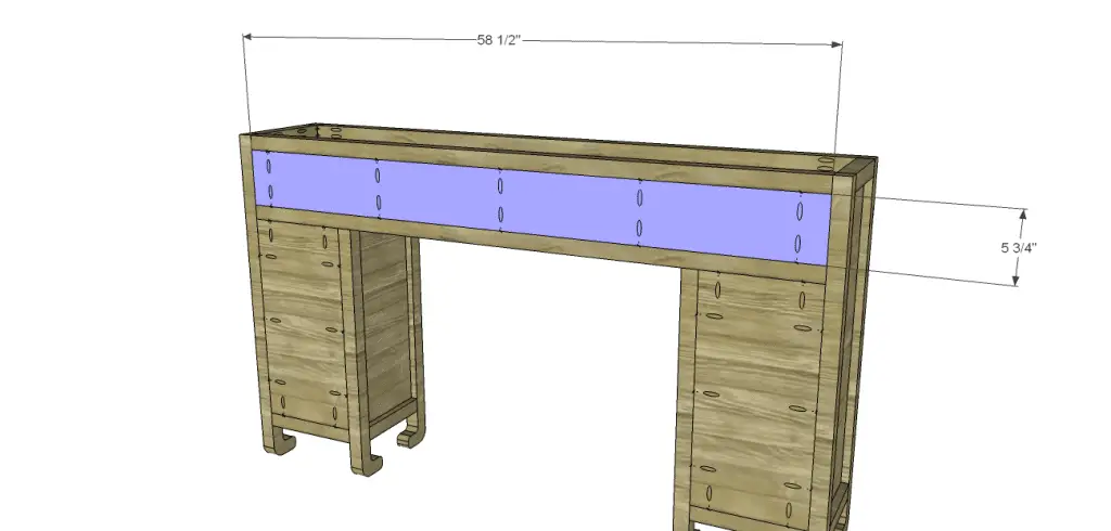 shanghai console table plans-Drawer Back