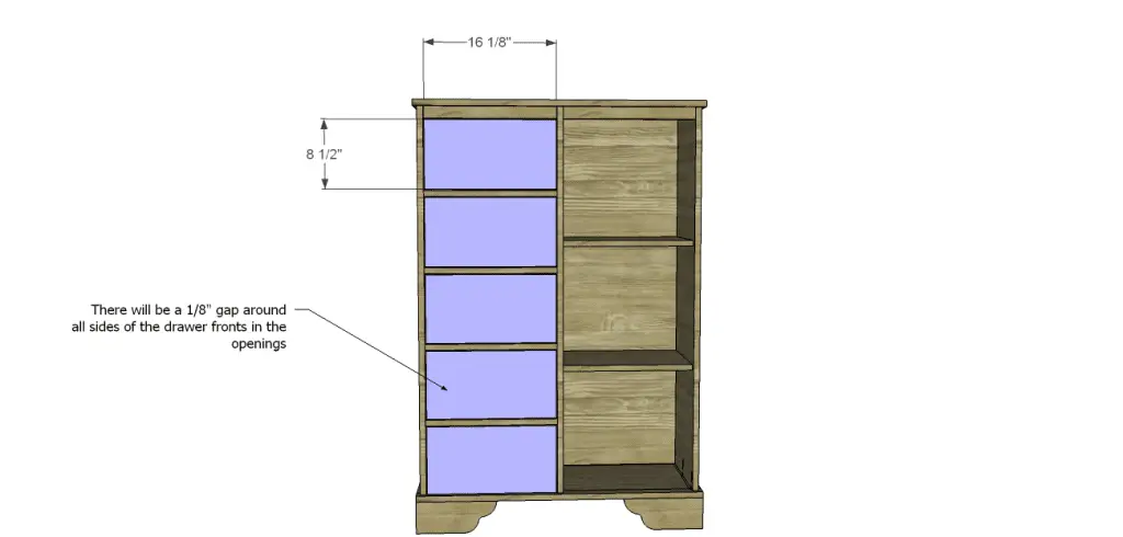 shively cabinet plans-Drawer Fronts
