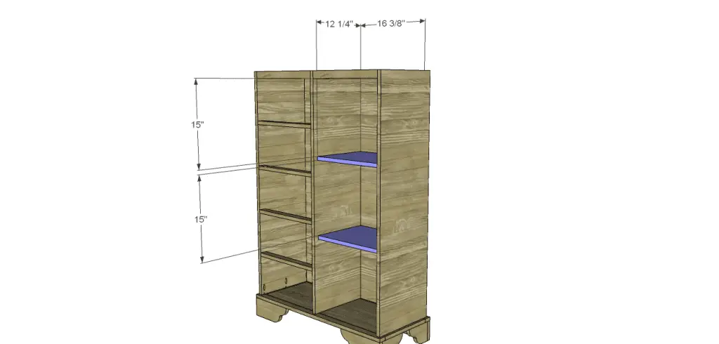 shively cabinet plans-Shelves