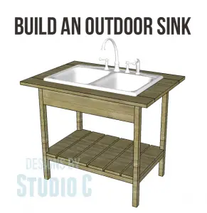 DIY outdoor sink