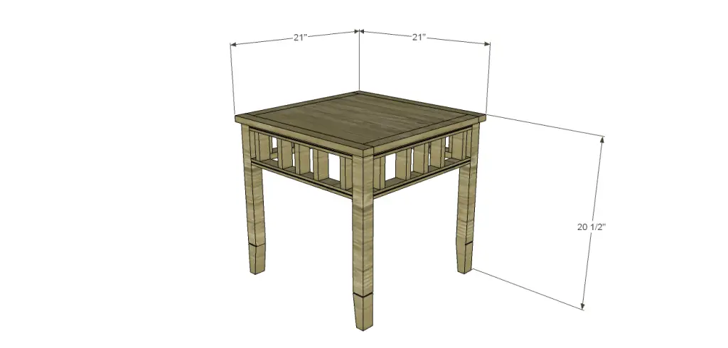 plans build bandengan side table