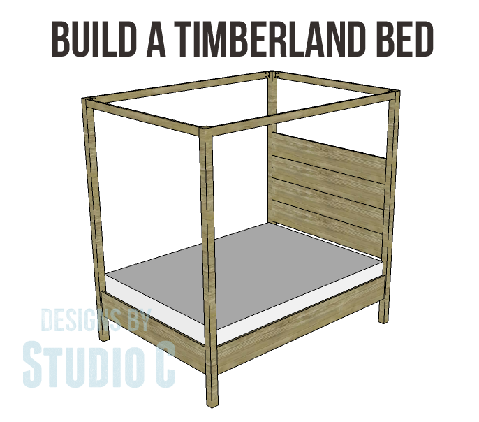 Timberland queen bed plans