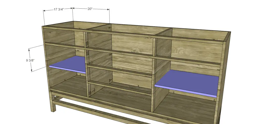 plans build esmerelda buffet-Shelves