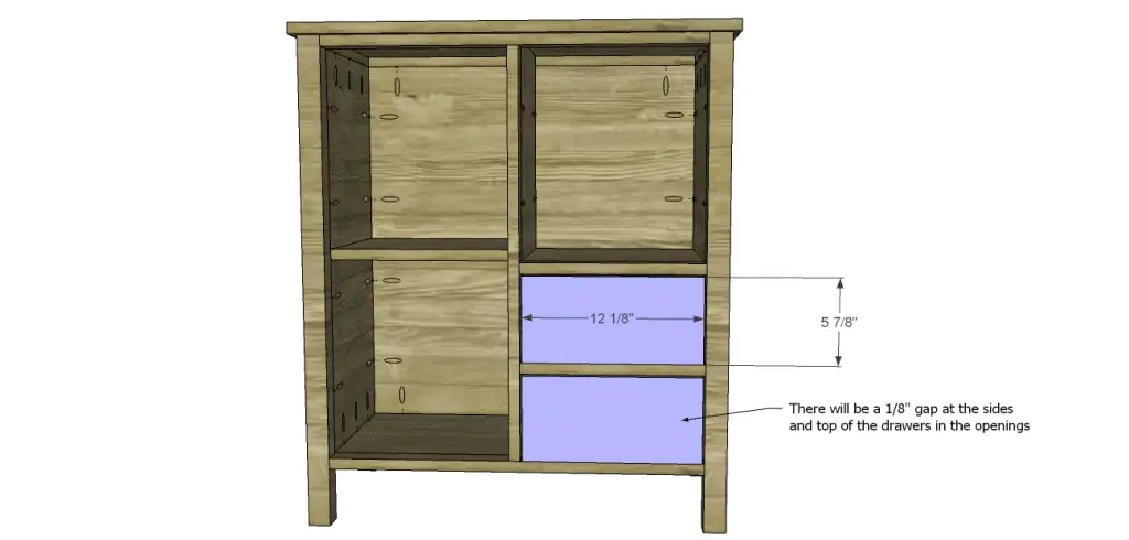 plans build lola cabinet-Drawers