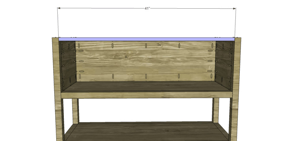 ronen sideboard plans-Upper Stretcher
