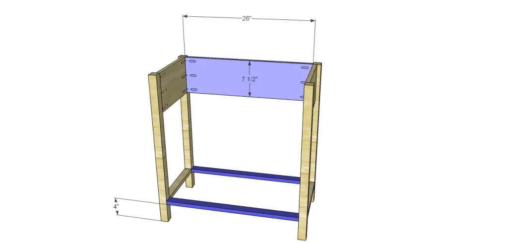 Cooper end table plans-Back & Lower Stretchers
