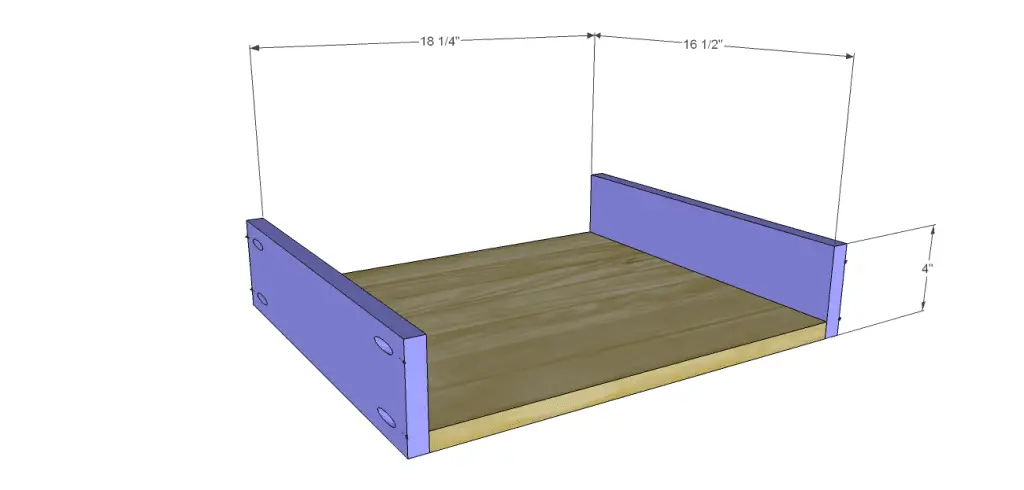 Plans to Build an Alex End Table-Drawer BS