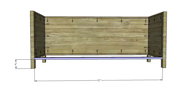 DIY Plans to Build the Haiku Cabinet-Lower Front Stretcher