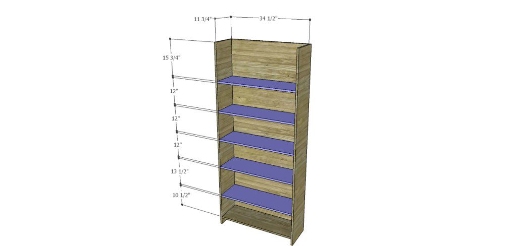 Harrison Cabinet Plans-Shelves
