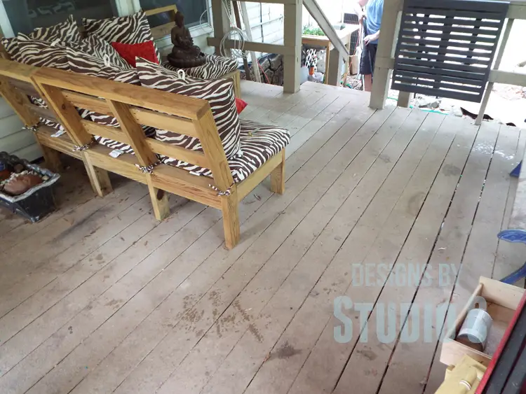 Deck Restore Review Revisited - Floor Before