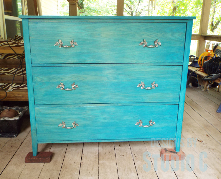 Staining-Wood-Colored-Stain-Dresser-After