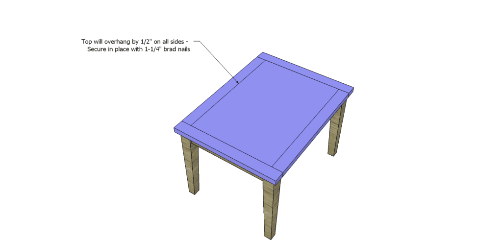 Akron End Table Plans-Bottom 2