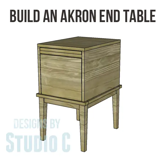 Akron End Table Plans-Copy