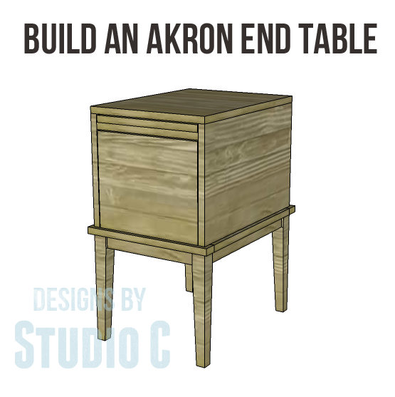 Akron End Table Plans-Copy