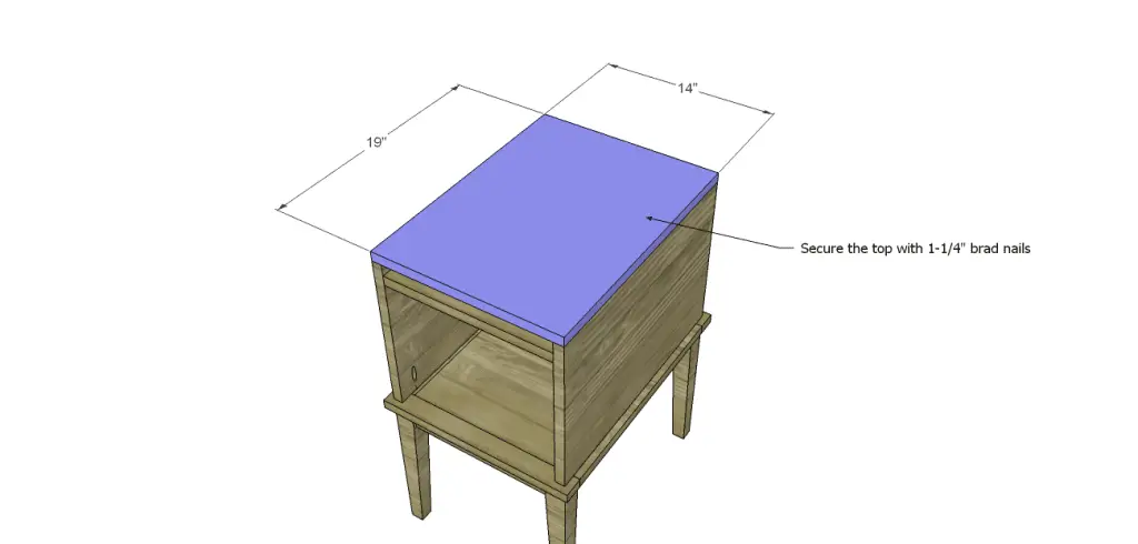 Akron End Table Plans-Top