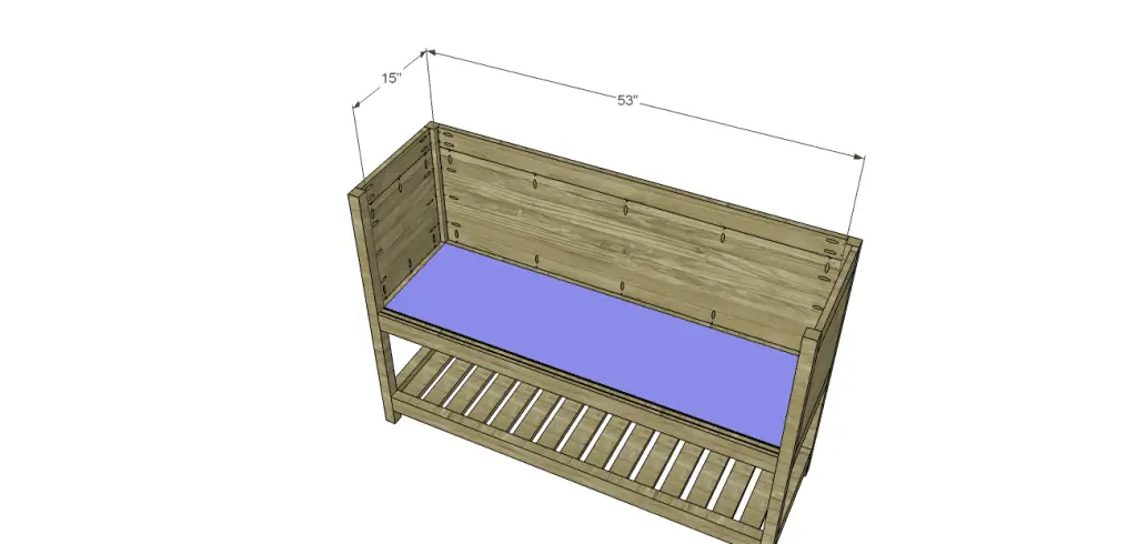 Crofton Sideboard Server Plans-Shelf