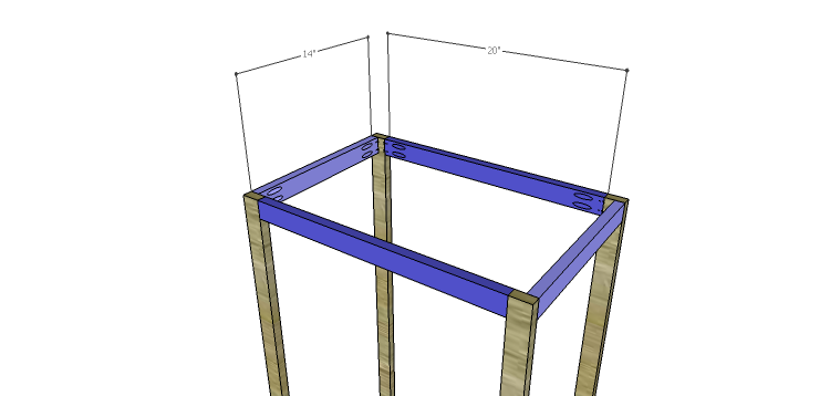 Plans to Build an Open Shelving Bookcase-Stretchers