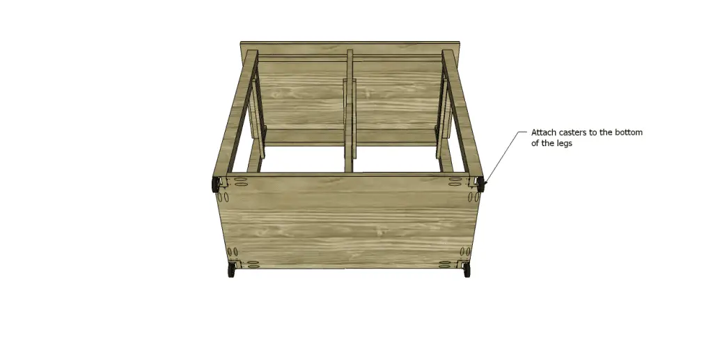 Plans to Build a Space Saving Table and Stools-Casters