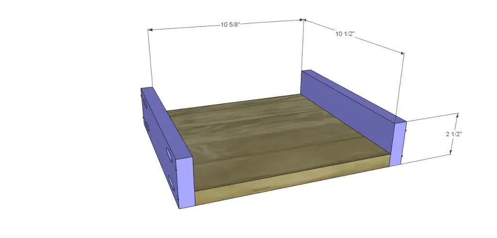 Plans to Build a Space Saving Table and Stools-Drawer BS