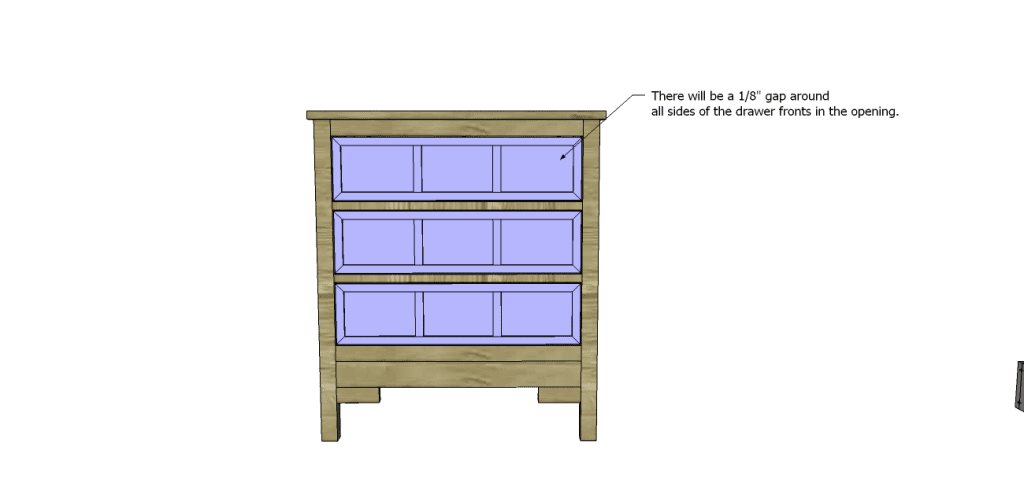 Apothecary End Table Plans-Drawer Fronts 2