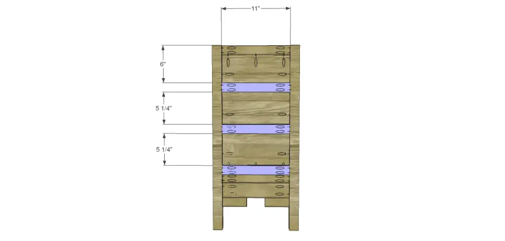 Apothecary End Table Plans-Spacers