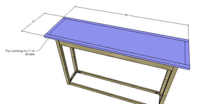 Daisy Console Table Plans-Top 2